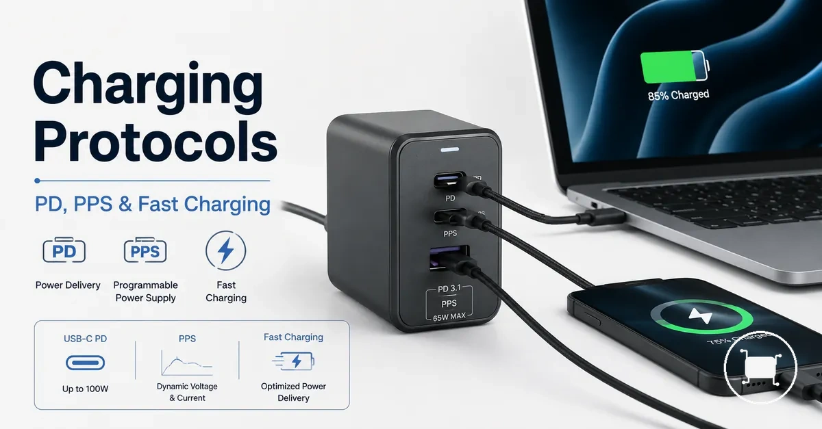 Multiport USB-C charger selection checklist with ports, cables, and power needs.
