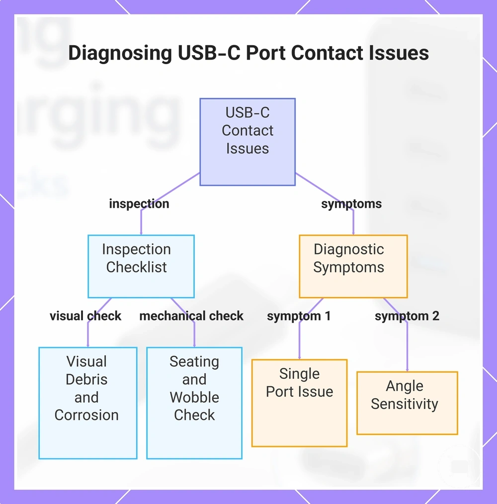 Diagnosing USB-C Port Contact Issues