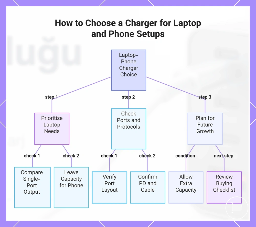 How to Choose a Charger for Laptop and Phone Setups
