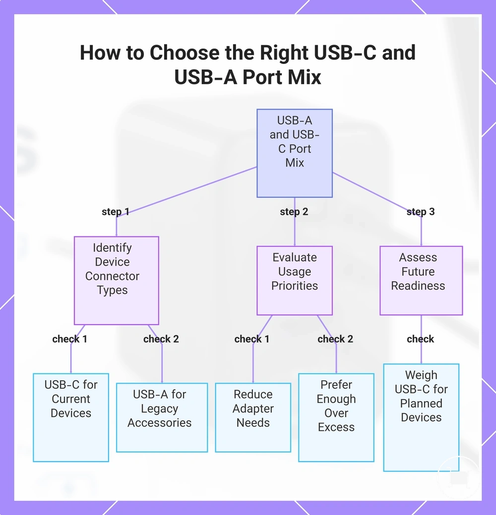 How to Choose the Right USB-C and USB-A Port Mix