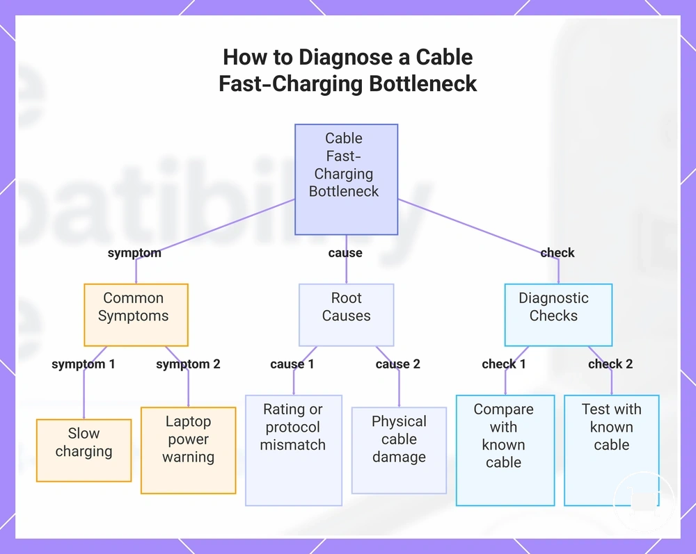 How to Diagnose a Cable Fast-Charging Bottleneck
