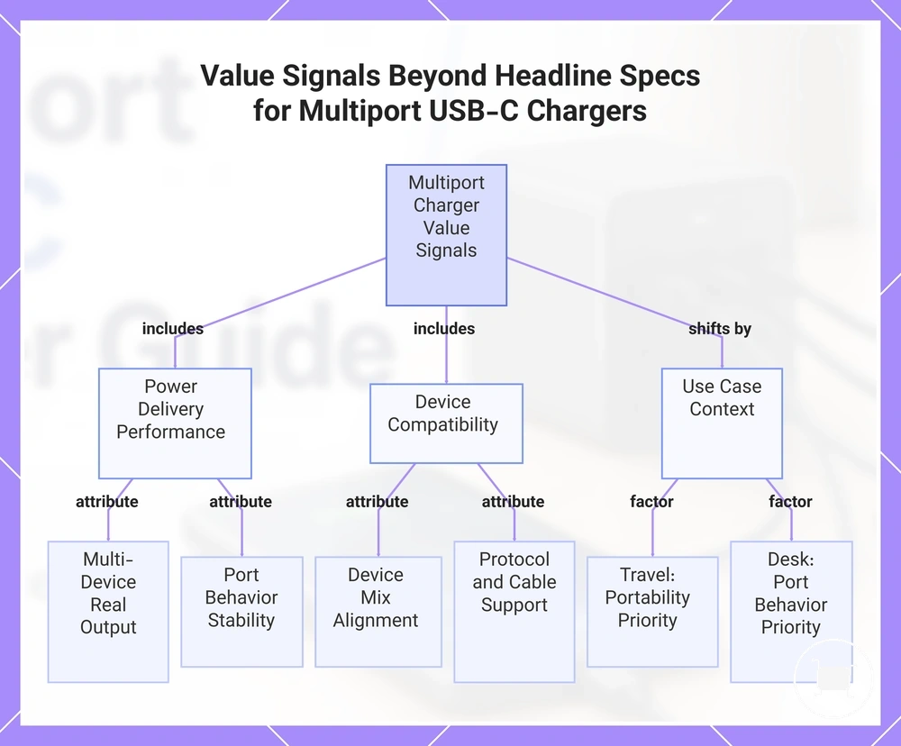 Value Signals Beyond Headline Specs for Multiport USB-C Chargers
