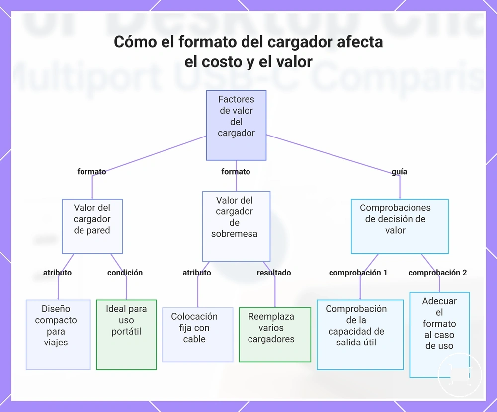 Cómo el formato del cargador afecta el costo y el valor