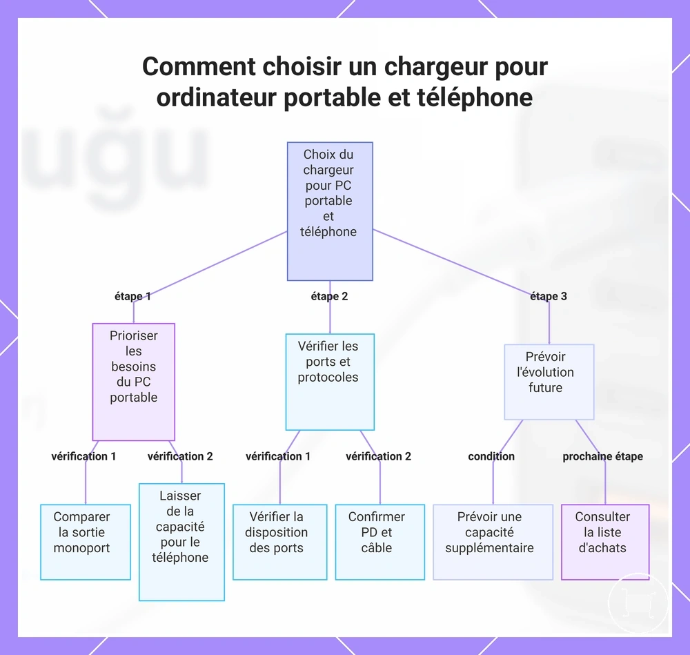 Comment choisir un chargeur pour ordinateur portable et téléphone