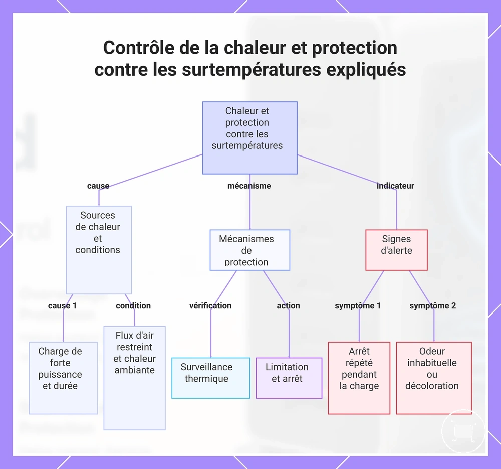 Contrôle de la chaleur et protection contre les surtempératures expliqués