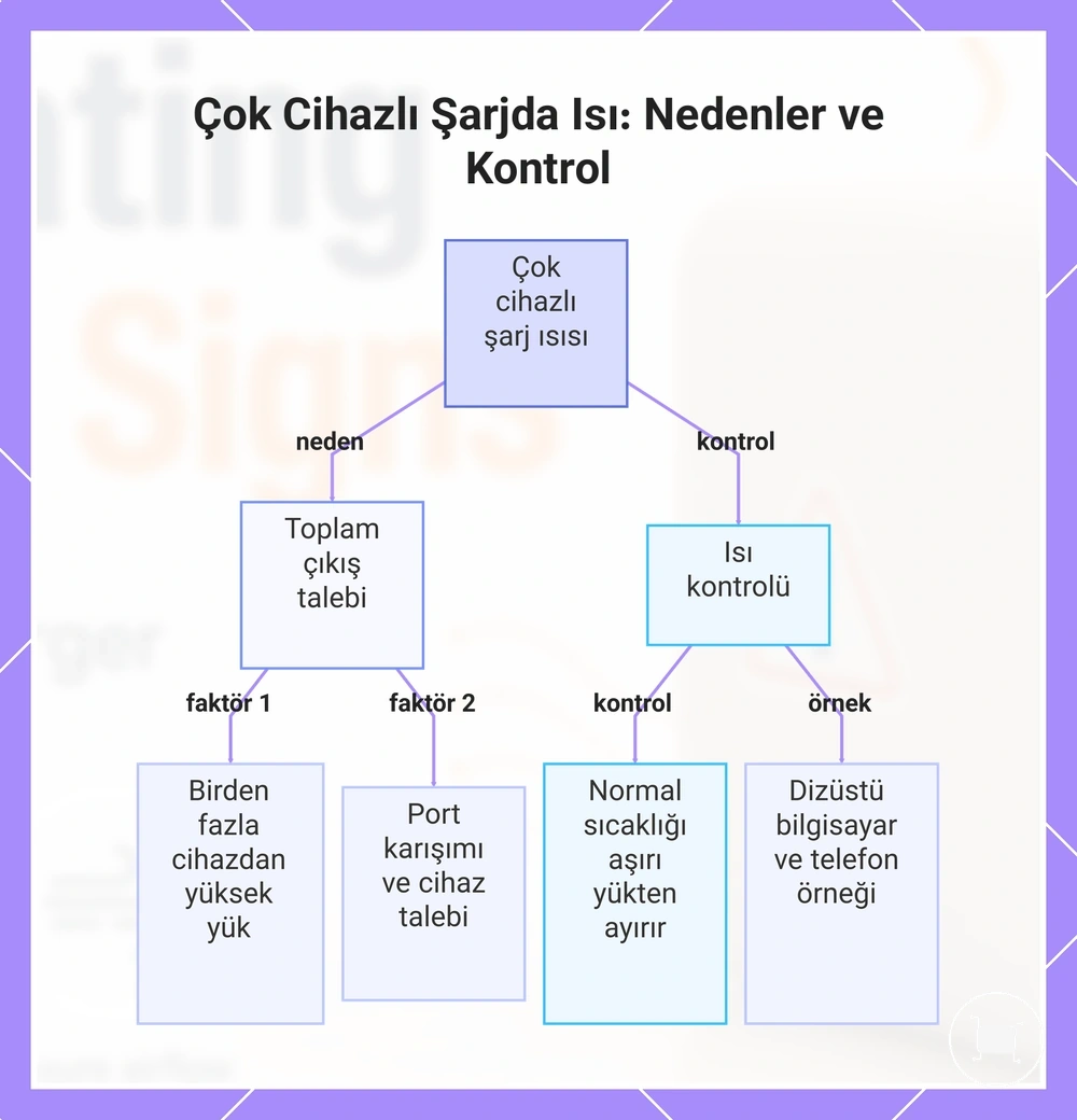 Çok Cihazlı Şarjda Isı: Nedenler ve Kontrol
