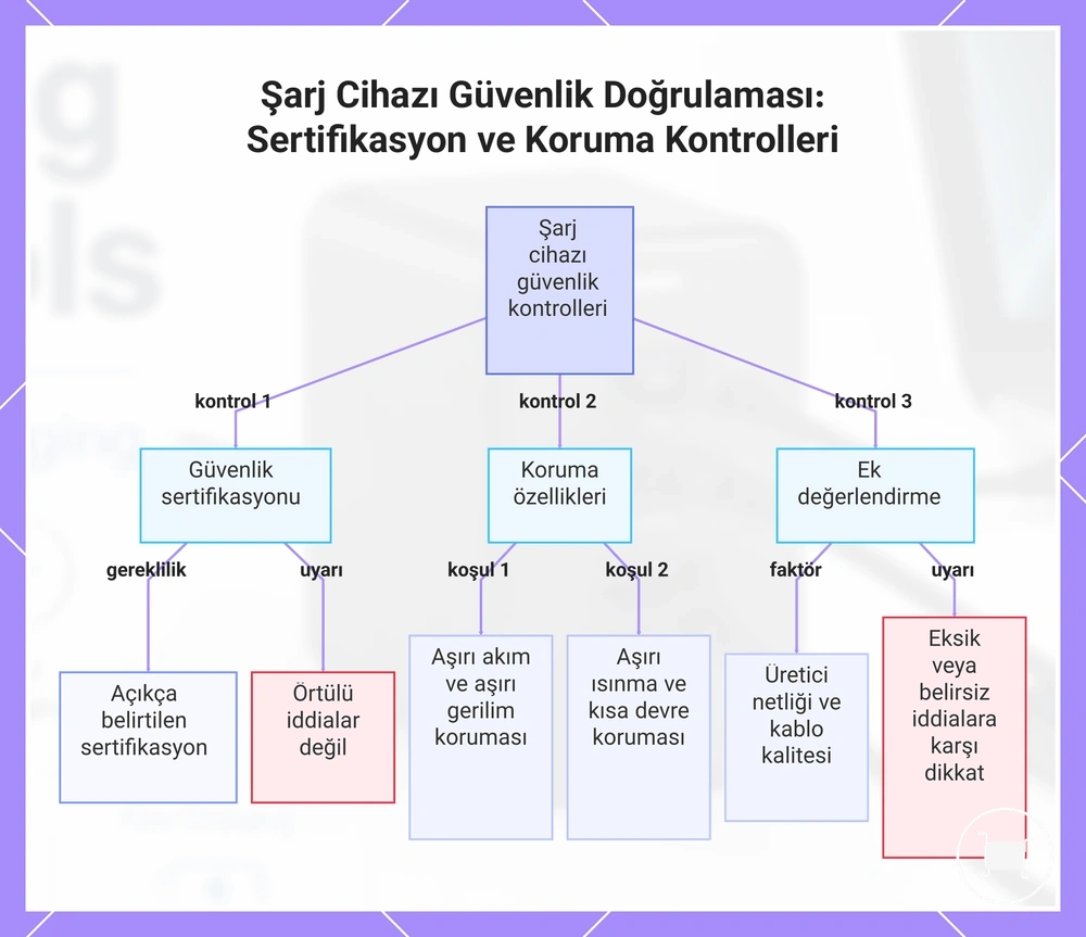 Şarj Cihazı Güvenlik Doğrulaması: Sertifikasyon ve Koruma Kontrolleri