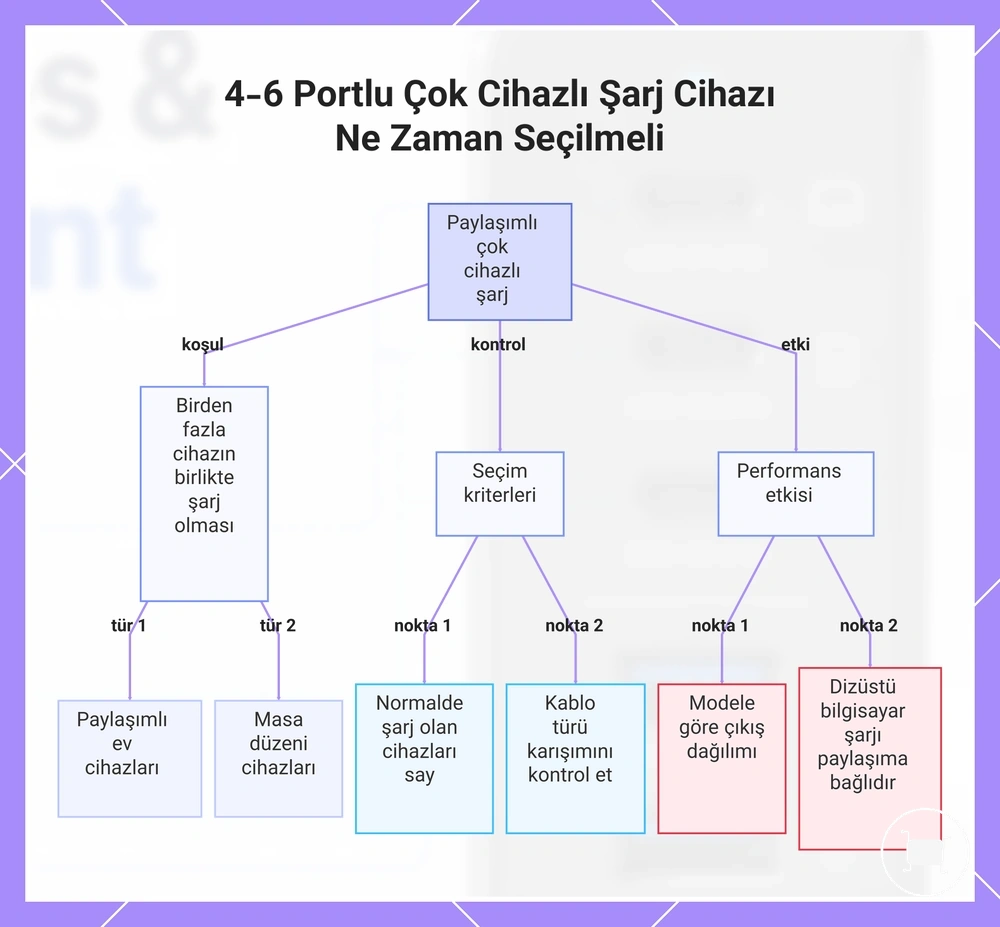 4-6 Portlu Çok Cihazlı Şarj Cihazı Ne Zaman Seçilmeli