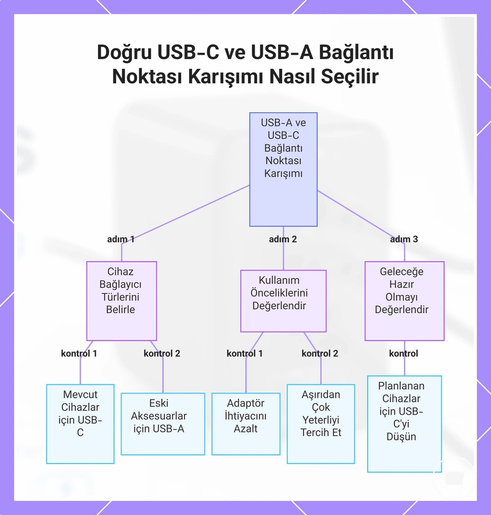 Doğru USB-C ve USB-A Bağlantı Noktası Karışımı Nasıl Seçilir