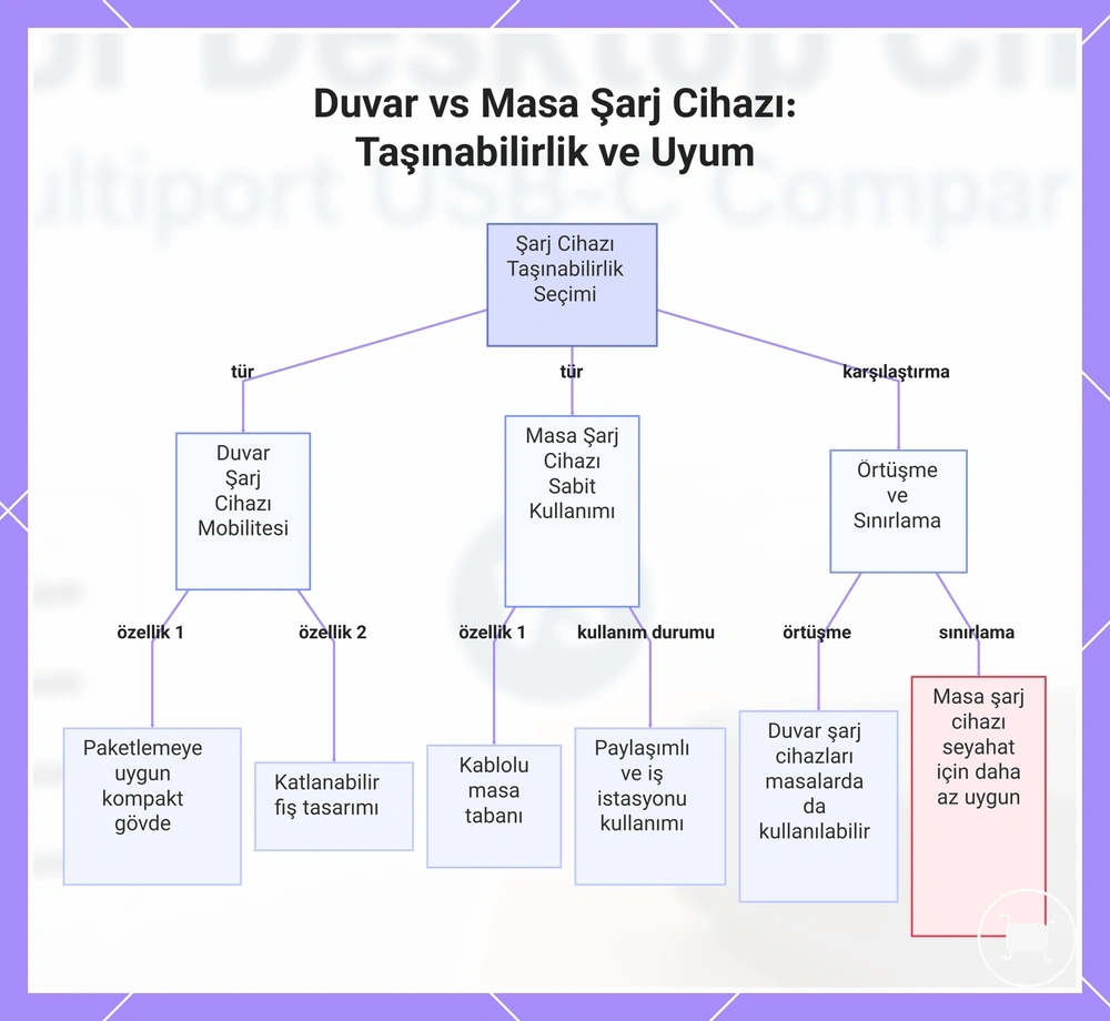 Duvar vs Masa Şarj Cihazı: Taşınabilirlik ve Uyum