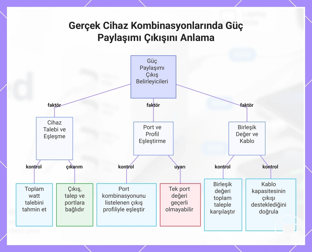 Gerçek Cihaz Kombinasyonlarında Güç Paylaşımı Çıkışını Anlama