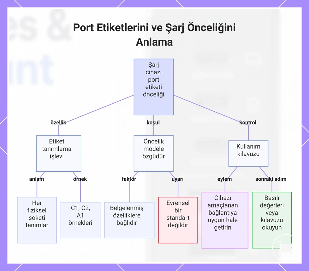 Port Etiketlerini ve Şarj Önceliğini Anlama
