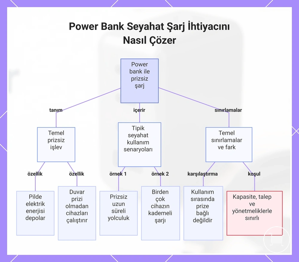 Power Bank Seyahat Şarj İhtiyacını Nasıl Çözer