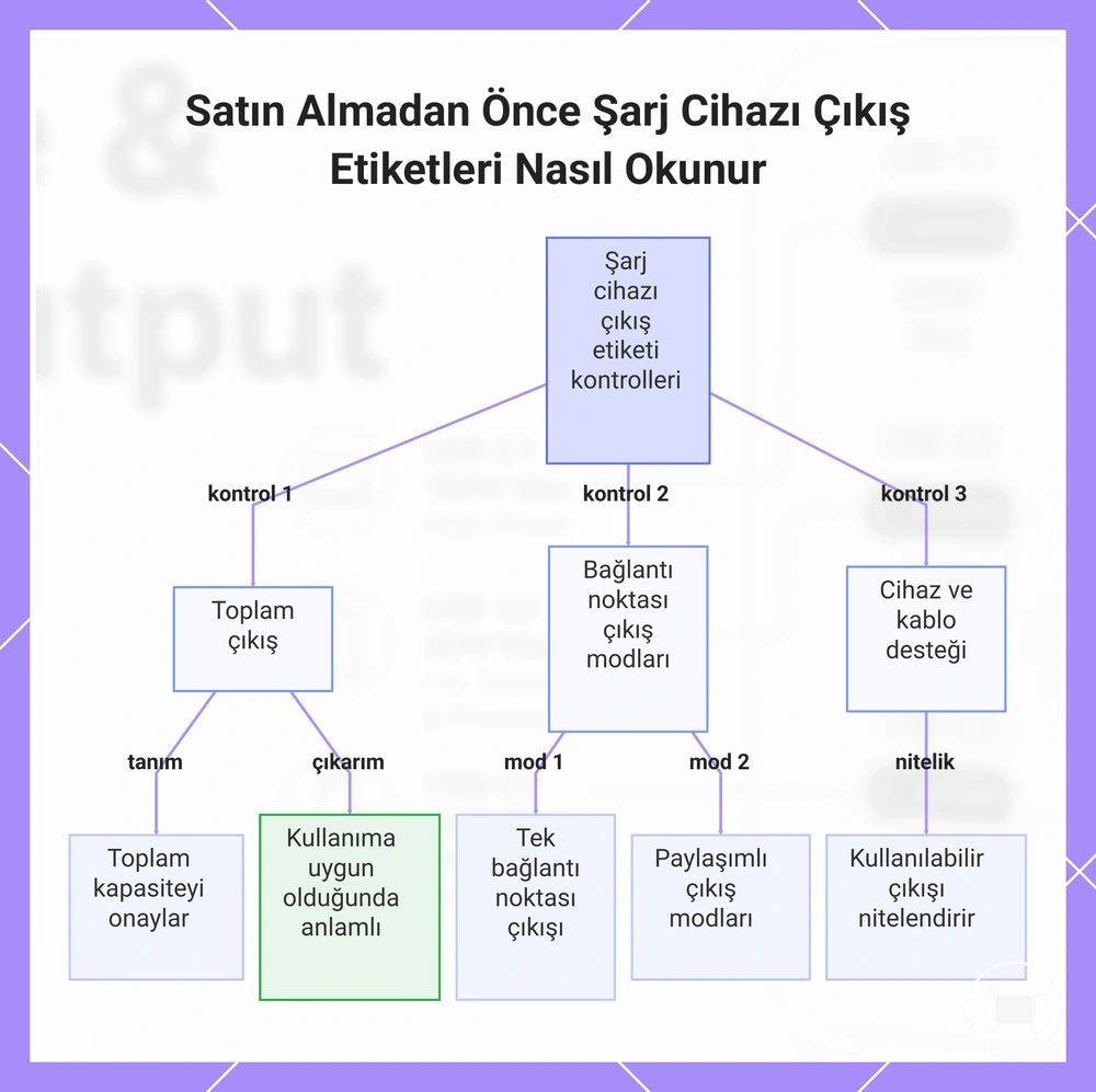 Satın Almadan Önce Şarj Cihazı Çıkış Etiketleri Nasıl Okunur